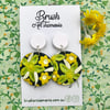 Yellow Flower Earrings