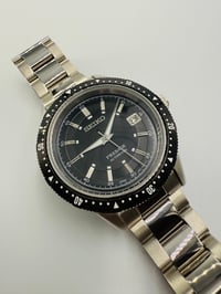 Image 1 of Seiko Presage Automatic men’s Watch Black Dial Date Stainless Steel Diver Style