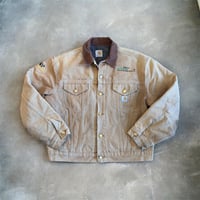 Image 1 of Vintage 90s Carhartt J09 BRN Trucker Jacket 