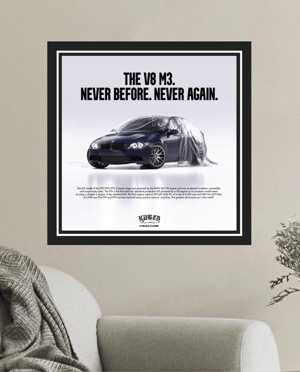 Image of E90 M3 Classic Advertisement Poster