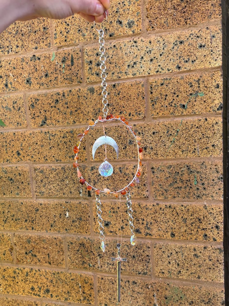 Image of carnelian suncatcher