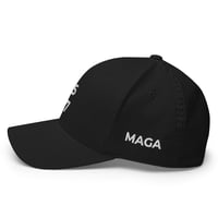 Image 7 of 45 47 MAGA USA FLAG Close Back - Alina Habba Structured Twill Cap