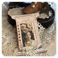 Image 1 of Junk Journal lace samples spool book