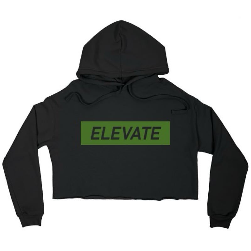 Image of Cropped Hoody- Green