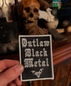 ÉCUSSON BRODÉ BLACK METAL OUTLAW