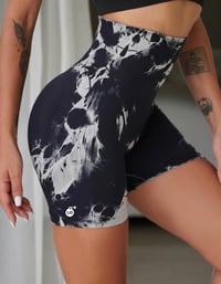 Image 1 of Black Swirl Shorts