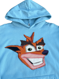 Image 2 of CRASH HOODIE BLUE - LARGE