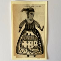 Villager with cottage skirt - folk figure