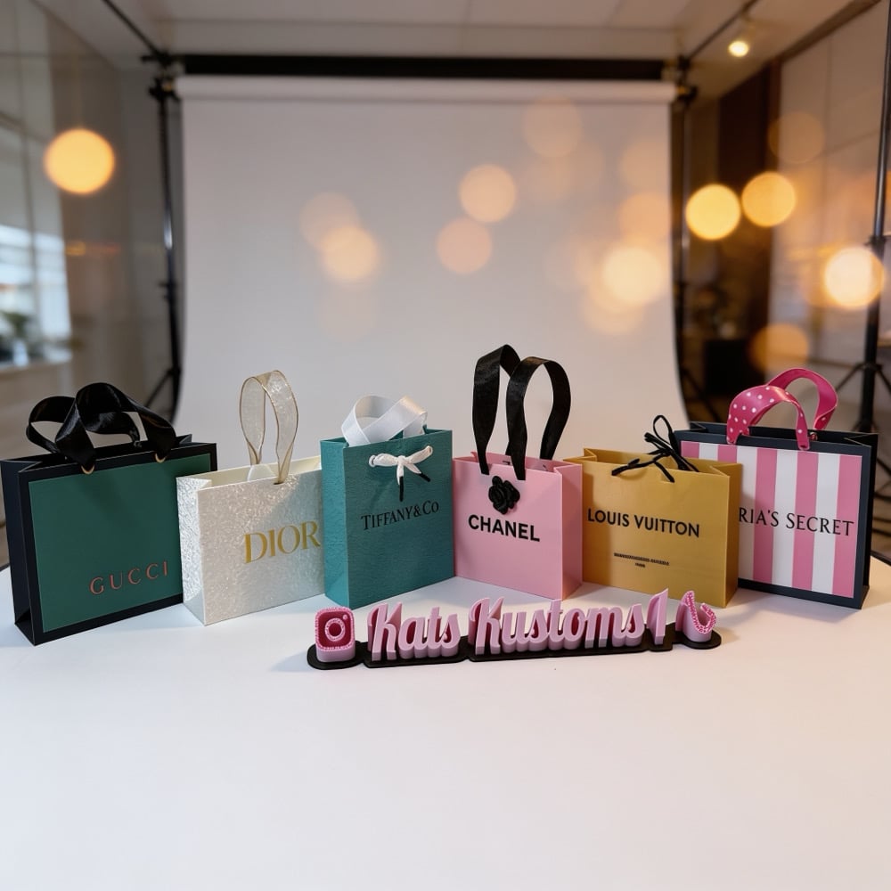 Shopping Bags Lux - Kats Kustoms 1 Design's