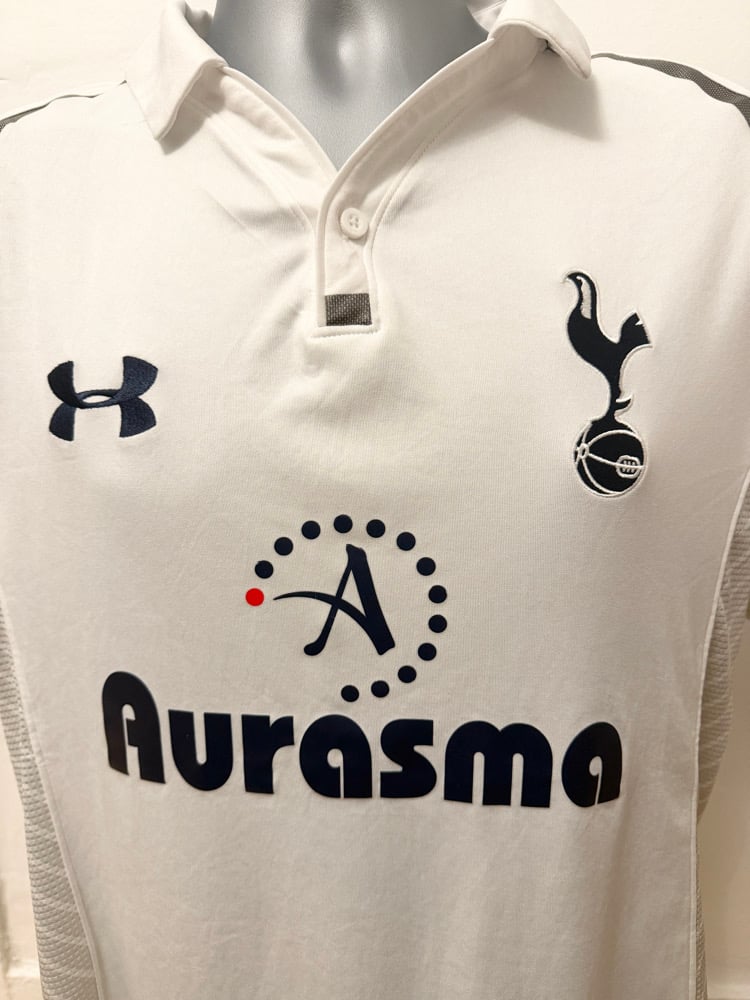 Image of Tottenham Hotspur “BALE 11” 2012/13 Home Shirt +PL patches (M)