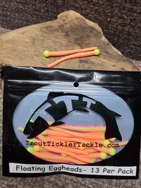 Image 1 of Floating Eggheads- Candy Corn