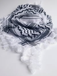 Image 5 of Cotton Palestinian Keffiyeh Lightweight (made in Jordan)