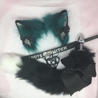 Green / black kitten 🐱 PetPlay set 