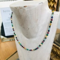 Image 3 of Collier JAÏ - Pierres Naturelles multicolores