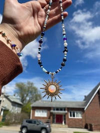 Image 1 of Sunburst Crystal Necklace
