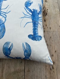 Image 2 of The Blue Lobster Cushion