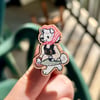 Babushka Doggy Wooden Pin
