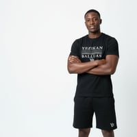 Image 4 of YB Black Mesh Blend Short Set