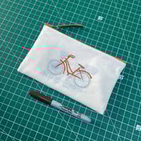 Image 1 of Unfinished Bicycle Zip Case