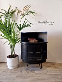 Image 10 of Large Curved sideboard in Black by Nathan