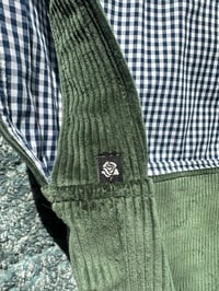 Image 4 of Shoulder Bag Green Corduroy 