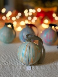 Image 2 of Marbled Ornaments - Jolly