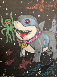 Jeff the Shark Original Piece