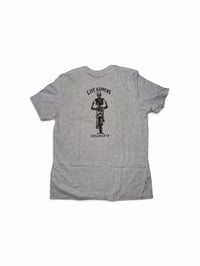 Image 2 of Life happens (grey tee) 