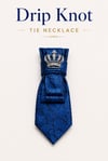 Crown Jewel DripKnot Tie Necklace 