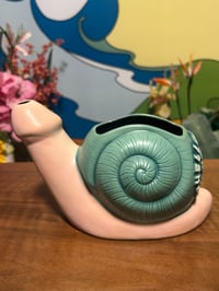 Image 1 of "Surf Gary" Cocktail Tiki Mug - Seafoam Glaze •Free Shipping•