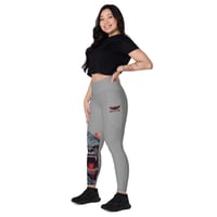 Image 1 of Gray Beauty and A Beast Leggings with pockets