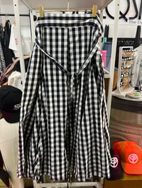 Image 1 of who what wear gingham skirt
