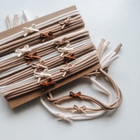 Image 1 of Suede mini bows set
