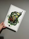 Bender X alien print A4