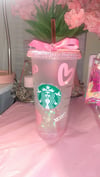 Personalizable V-Day inspired Starbucks Cup(Name Option Available)