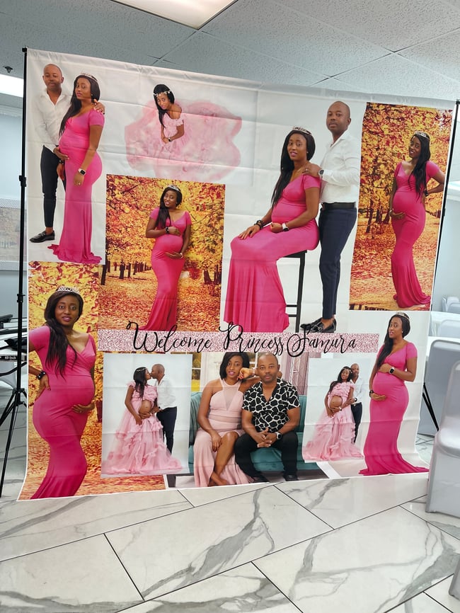 Custom Backdrop Personalized