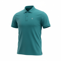 Image 2 of Simms Polo in Jade Green 