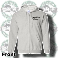 Image 2 of Gray Zip-Up Grass Rats Garage Hoodies!! (Med-5XL)