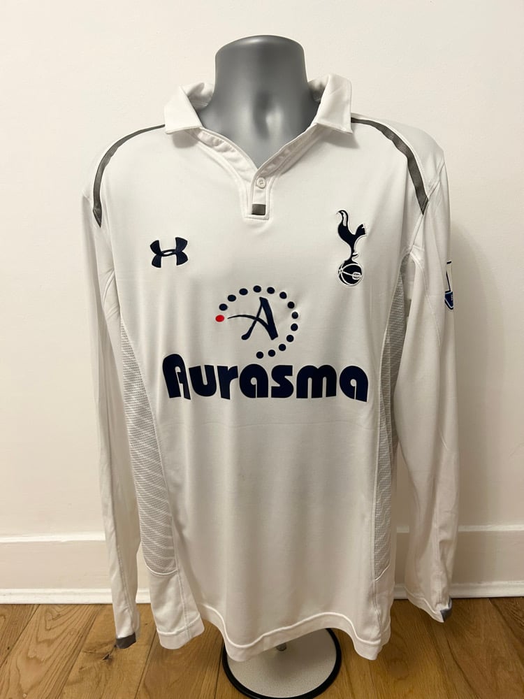 Image of Tottenham Hotspur “BALE 11” 2012/13 Long Sleeve Home Shirt + patches (L)