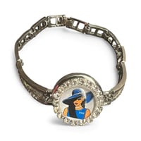 Image 2 of Zeta Amicae Circle Rhinestone Bracelet