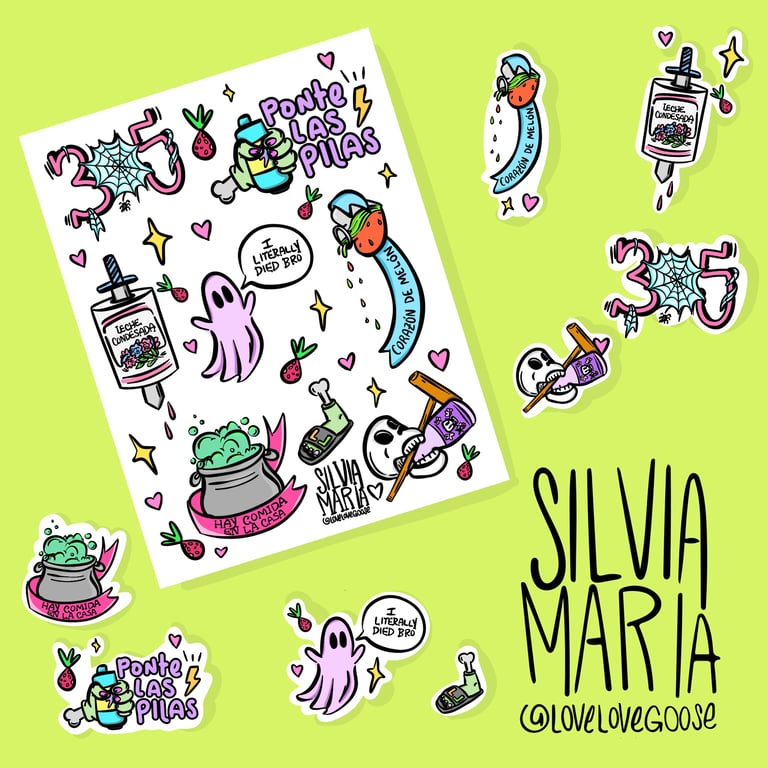 Espooky 305 Sticker Sheet