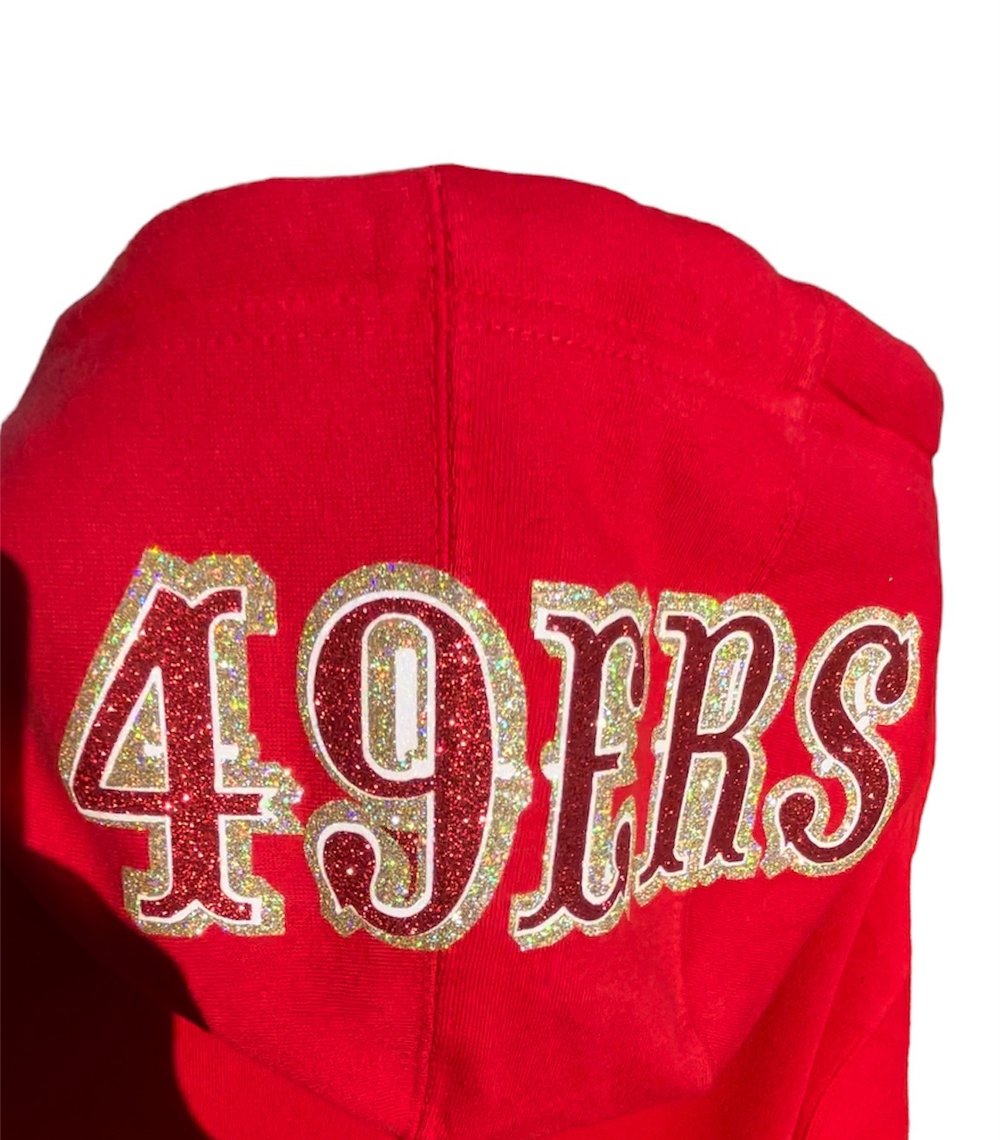 Big Boy Red Football Hoodie