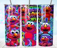 Elmo 20oz subliamtion tumbler