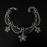 Image 2 of Starred in Silver Chainmaille Necklace 