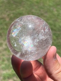 Image 7 of Clear Quartz Sphere #2538