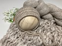 Mushroom Newborn Bonnet, XL Long Wrap & Layer Photography Prop Set