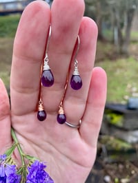 Image 10 of Simple Amethyst Earrings