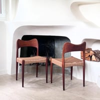 Image 1 of Chaise teck et corde par Arne Hovmand Olsen