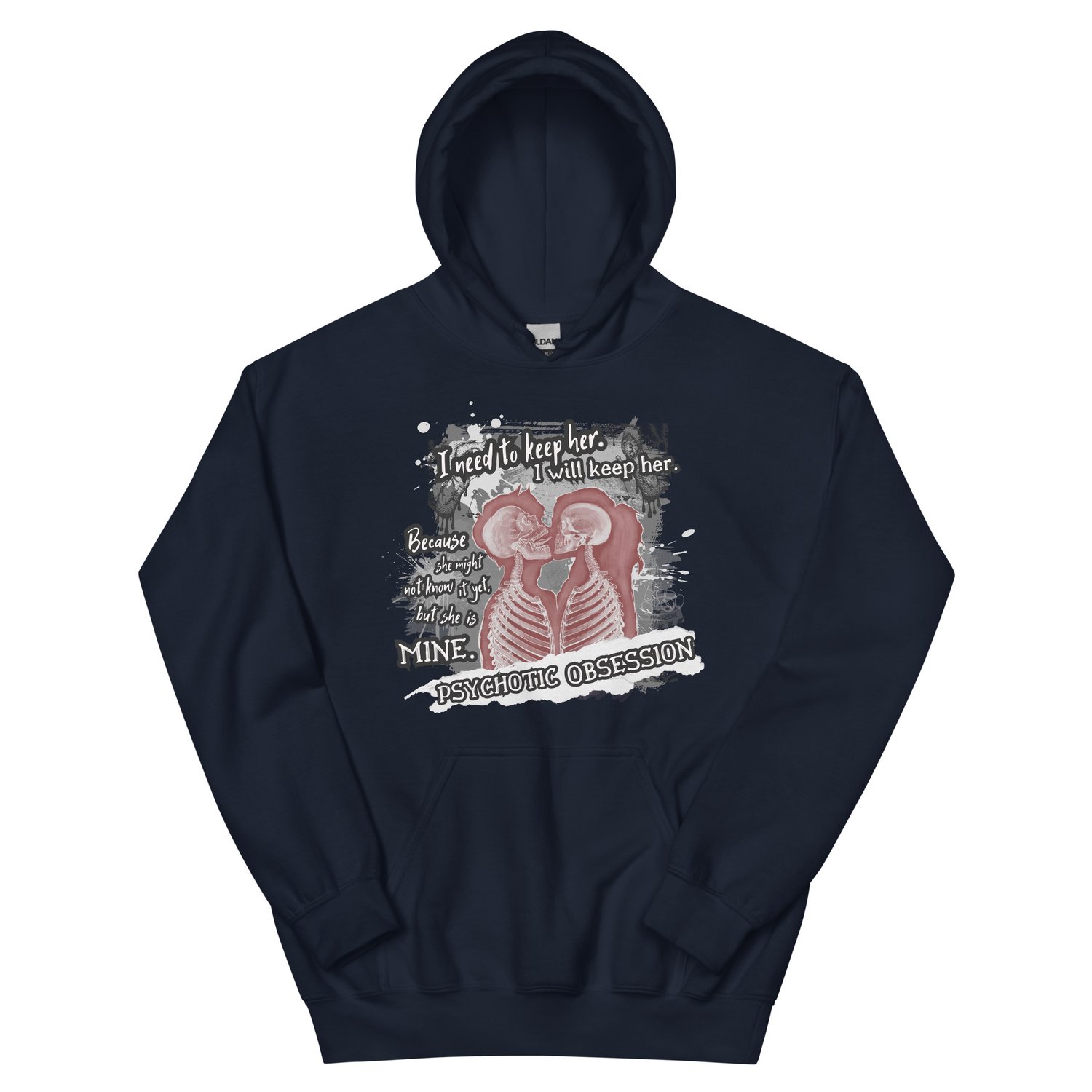 Image of Officially licensed Leigh Rivers Psychotic obsession Tobias & Aria Unisex Hoodie