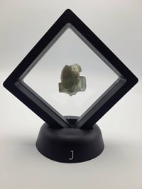 Image 12 of Octahedral YGX Fluorite & Candle Quartz with 2" Display - 10 Styles